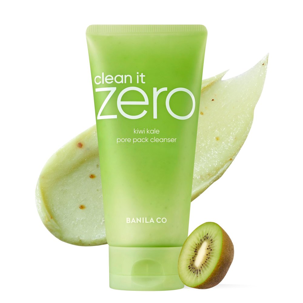 BANILA CO Clean It Zero Kiwi Kale Pore Clarifying Facial Polish | Vegan Facial Polish for Smooth, Balanced Skin | Refines Texture & Clears Out Pores with Superfood Extracts (180g / 6.35 oz)