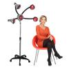 5 Head Infrared Light Heat Therapy Red Lamp, Salon Hair Steamer Perming Dyeing Adjustable Height Machine with Rolling Wheels, Heat Lamp Red Light for Perming Dyeing All Hair Styling Needs view 1