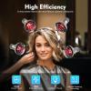 5 Head Infrared Light Heat Therapy Red Lamp, Salon Hair Steamer Perming Dyeing Adjustable Height Machine with Rolling Wheels, Heat Lamp Red Light for Perming Dyeing All Hair Styling Needs view 2