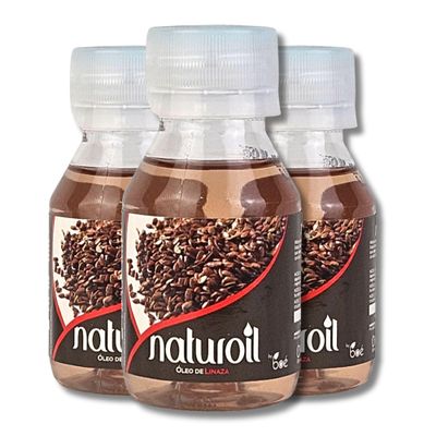 BO COSMETICS Naturoil Linseed Oil 2 oz multi-use beauty oil for hair, skin & nails. Rich in omega fatty acids, vitamin E, and iron. Hydrates, repairs, and absorbs fast without greasiness (Pack of 3)