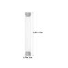 Ipetboom Transparent Eyelash Tweezers Case, 10Pcs Portable Cylindrical Storage Tube with Cap for Single Tool Protection and Eyelash Extension Holder Organizer view 2