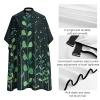Green Plant Plane Barber Cape for Adult Hair Cutting Cape with Adjustable Snap Closure, Durable Haircut Capes for Salon & Home Use view 4