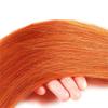 350 Ginger Orange Bundle Human Hair Orange Human Hair Bundles Straight 1 Bundle 28 Inch Color 350 Ginger 100G/PC Unprocessed Brazilian Virgin Double Weft Hair Extension view 4