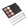 6 Colors Matte Eyeshadow Palette, Eyeshadow Palette Set with Brushes, Lasting Matte Eye Shadow Makeup Pallet for Daily Use, Includes 3 Makeup Brushes and Storage for Beginners view 4