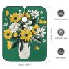 Bouquet of Flowers Barber Cape for Adult Hair Cutting Cape with Adjustable Snap Closure, Durable Haircut Capes for Salon & Home Use view 2