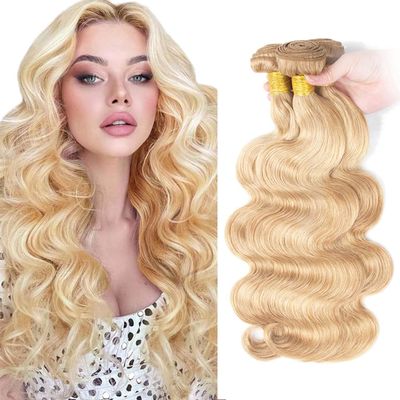 28 30 32 Inch P27613 Bundles Human Hair Blonde Body Wave Bundles Unprocessed Virgin Mixed Length 613 Body Wave Bundle Hair Extensions 50 Gram Per Bundle