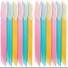 Boao 96 Pieces Eyebrow Razor Eyebrow Trimmer Shavers Dermaplaning Tool Face Razors for Women with Precision Cover (Pack of 2) view 1