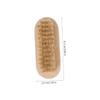 COOLHIYA 4Pcs Double-sided Wooden Nail Brush with Firm Boar Bristles Portable Manicure Pedicure Tool for Cleaning Fingernails and Skin Suitable for Home and Travel Use view 2