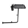 Adjustable Black Iron Salon Tool Tray, 16.9-27.2in Height, 66.14lb Capacity, Chair-Mounted for Hair Stylists and Beauty Shops view 1