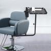 Adjustable Black Iron Salon Tool Tray, 16.9-27.2in Height, 66.14lb Capacity, Chair-Mounted for Hair Stylists and Beauty Shops view 2