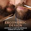 Ontaki 5" Beard & Mustache Scissor with Combs for Men - Rose Gold view 4