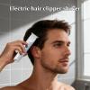 Electric Razor - 1.61 Inches Waterproof Shaving for Smooth Shavings, Comfortable Groomings with Rechargeable Clippers, Grooming Tool for Face Beard Eyebrow, Black, Travel Storage Case view 3