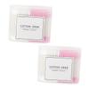 COOLHIYA 2 Packs Double-head Cotton Swabs Makeup Tool Disposable Paper Stick Beauty Accessories for Home Travel Pink White Multipurpose Cleaning and Care view 1