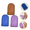 LALADEFIEE 6pcs Exfoliating Bathing Gloves Thickened Shower Mitts for Gentle Dead Skin Removal and Smooth Skin Quick-dry Scrubbing Mittens in and Colors for Use view 2