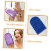 LALADEFIEE 6pcs Exfoliating Bathing Gloves Thickened Shower Mitts for Gentle Dead Skin Removal and Smooth Skin Quick-dry Scrubbing Mittens in and Colors for Use view 3