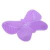 COOLHIYA Butterflies Shaped Silicone Makeup Brush Cleaning Pad with Suction Cups Beauty Tool for Efficient Brush Scrubbing Suitable for Home and Salon Use Purple view 1