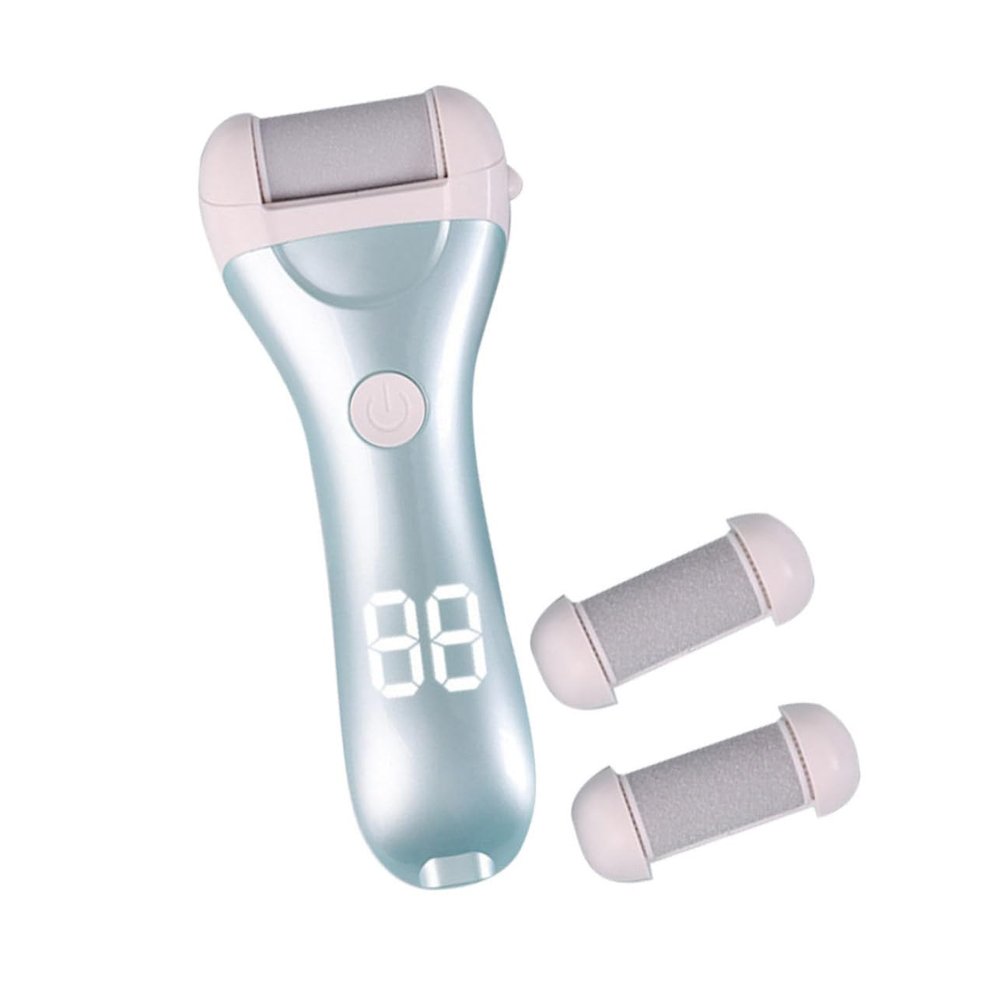 ETHZZLE Electric Pedicure Callus Remover for Feet Rechargeable Foot File Tool with Ergonomic Handle Portable Home Care Device for Dead Skin and Hard Calluses