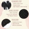 12 Inch 0.6cm Thickness Loc Extensions Human Hair 10 Strands Dreadlock Extensions Real Human Hair For Women Men Kids 100% Full Handmade Permanent Locs Extensions Can Be Dyed And Bleached(Natual Black) view 4