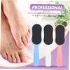 COOLHIYA 3Pcs Dual-Sided Foot File Callus Remover with Ergonomic Handle Pedicure Rasp for Dead Skin Removal Professional Foot Care Trimmer for Smooth at Home and Salon Use Blue Pink White view 3