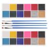 SAFIGLE 2 Boxes Face Paint: Water-Based 12-Color Washable Makeup Palette - Water-Soluble Face Paint For Halloween Cosplay Theater And Festivals view 1