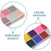SAFIGLE 2 Boxes Face Paint: Water-Based 12-Color Washable Makeup Palette - Water-Soluble Face Paint For Halloween Cosplay Theater And Festivals view 3