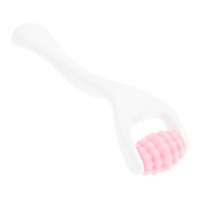 ETHZZLE Portable Silicone Face Roller for Face and Eye Massage Facial Massaging Tool for Home and Salon Use Compact Pink Beauty Stick Enhancing