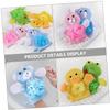 ETHZZLE 4Pcs Cartoon Bathing Gloves Creative Body Cleaner Deep Cleaning Mittens for Boys and Lightweight Portable Shower Scrub for Gentle Skin Care view 3