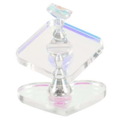 LALADEFIEE Nail Practice Stand Acrylic Nail Holder Base for Training Tool Reusable Stand for Beginners Salon Artists