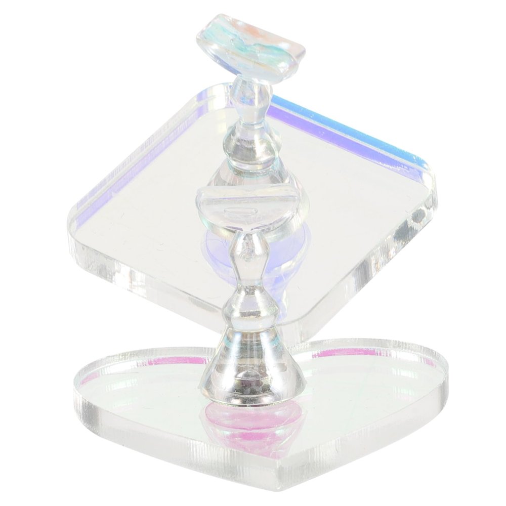 LALADEFIEE Nail Practice Stand Acrylic Nail Holder Base for Training Tool Reusable Stand for Beginners Salon Artists