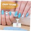 LALADEFIEE Nail Practice Stand Acrylic Nail Holder Base for Training Tool Reusable Stand for Beginners Salon Artists view 4