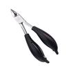 ETHZZLE Practical Stainless Steel Nail Clipper with Plastic Handle Eagle Beak Dead Skin Plier Double Spring Precision Grooming Tool for Home and Salon Use Portable Black Design view 1