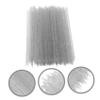 ETHZZLE 100Pcs Plastic Cuticle Pusher Nail Art Tools Dual-head Nail Cleaner for Natural False Manicure Accessories Comfortable Grip for Precise Cuticle Removal view 3
