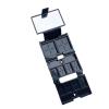 FashionCha Empty Eyeshadow Palette Makeup Palettes 10 Grids Travel Triple Folding Crafts Eyeshadow Case Organizer for Highlights view 1