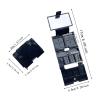 FashionCha Empty Eyeshadow Palette Makeup Palettes 10 Grids Travel Triple Folding Crafts Eyeshadow Case Organizer for Highlights view 3