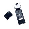 FashionCha Empty Eyeshadow Palette Makeup Palettes 10 Grids Travel Triple Folding Crafts Eyeshadow Case Organizer for Highlights view 4