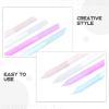 Ipetboom 4pcs Glass Cuticle Pusher - Dual-Ended Cuticle Sticks - Crystal Pusher Shiner Buffer - Manicure Nail File Tool for Women Nails Care view 3