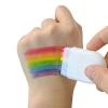 World Cup 6-color rainbow face color human body painting facial paint Halloween fans holiday party oil paint view 2