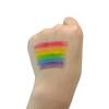 World Cup 6-color rainbow face color human body painting facial paint Halloween fans holiday party oil paint view 3