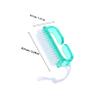 ETHZZLE 4 pcs Nail Cleaning Brushes for Fingernails and Toenails Portable Small Nail Scrub Brush for Manicure Pedicure Delicate Design Safe for Care Lightweight and Easy to Carry view 2