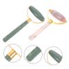ETHZZLE 2Pcs Jade Facial Massage Roller and Scraper for Face Eye Neck Body Cooling Tightening Skin Care Tool to Enhance and Absorption view 2