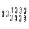 COOLHIYA 10 Pcs Compact Nail Dust Brushes Portable Manicure Tools Fingernail Cleaning Brushes for Nail Art and Salon Use view 1