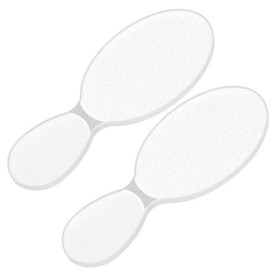 DECHOUS 2pcs Glass Foot File: Nano Glass Foot Rub Tool for Thick Skin Removal - Rasp File for Dry Cracked Skin and Heel Care - Professional Pedicure Tool