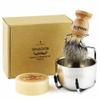 Anbbas 7IN1 Shaving Brush Set with 2 Brushes, 2 Soaps, Holder Stand and Bowl and Mug view 2
