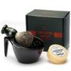 Anbbas 7IN1 Shaving Brush Set with 2 Brushes, 2 Soaps, Holder Stand and Bowl and Mug view 3