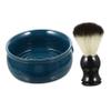 ETHZZLE 2Pcs Men S Shaving Kit Ceramic Soap Bowl and Hair Shaving Brush for Comfortable Lathering and Gentle Exfoliation Retro Style Beard Softening Tool for Clean Shave view 1