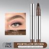 2 In 1 Eyebrow Pen - Hairline Filler Pencil, Smudge Proof Cosmetic Tool, Long Lasting Makeup Accessory, Durable Beauty Pen | Ideal For Women Girls Travel Home, Makeup Application view 2