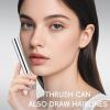 2 In 1 Eyebrow Pen - Hairline Filler Pencil, Smudge Proof Cosmetic Tool, Long Lasting Makeup Accessory, Durable Beauty Pen | Ideal For Women Girls Travel Home, Makeup Application view 3