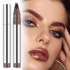 2 In 1 Eyebrow Pen - Hairline Filler Pencil, Smudge Proof Cosmetic Tool, Long Lasting Makeup Accessory, Durable Beauty Pen | Ideal For Women Girls Travel Home, Makeup Application view 4