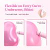 Bikini Trimmer for Women, 2-in-1 Electric Razor & Pubic Hair Trimmer, IPX6 Waterproof Bikini Shaver with 0.1-4 mm Combs, USB Charge, Painless Electric Shaver for Women Legs Underarms Face (Pink) view 3