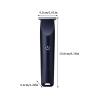 Electric Shaver  6.14x1.61x1.22 in Waterproof USB Rechargeable Trimmer for Face Beard, Shaver with Precision Grooming Function, Razor for Facial, Hair, Eyebrow, ABS Body, 2 Hour Portable view 2